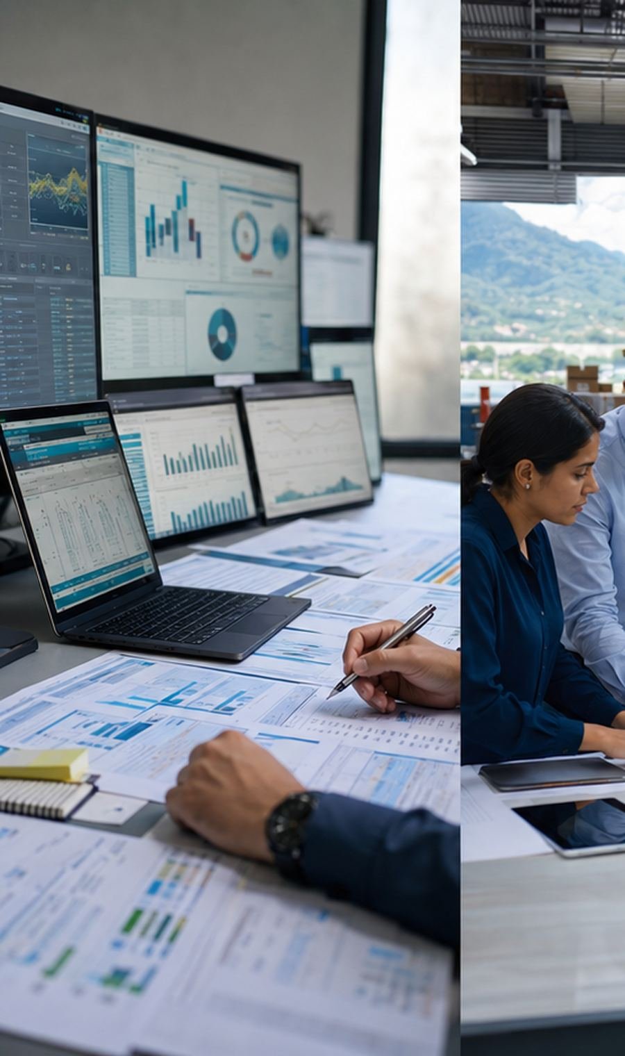 Reportes y dashboards de operaciones en tiempo real