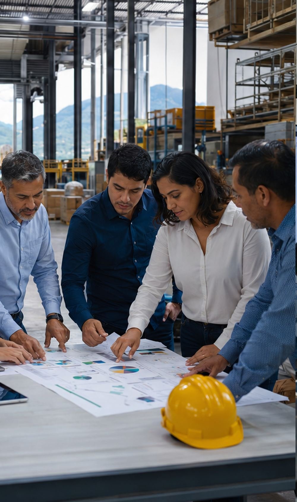 Equipo de DataBridge analizando la operación en planta